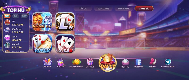 Tuy còn khá ít nhưng game bài ở đây đều có chất lượng cực tốt