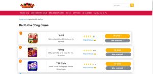 Đa dạng thương hiệu giải trí được cung cấp tại trang chủ